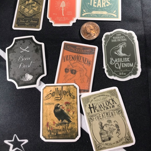 Awesomeness Witchy Sorceress Supreme Potion B0ttle Label Sticker - Picture 5 of 7